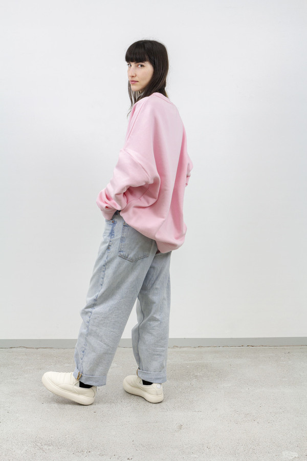 SWEATSHIRT pink - 100% Cotton – Made/Produced in Berlin